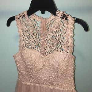 A short prom or homecoming dress